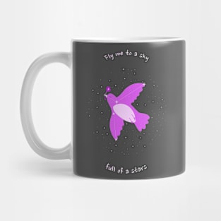 Bird In The Night Sky Mug